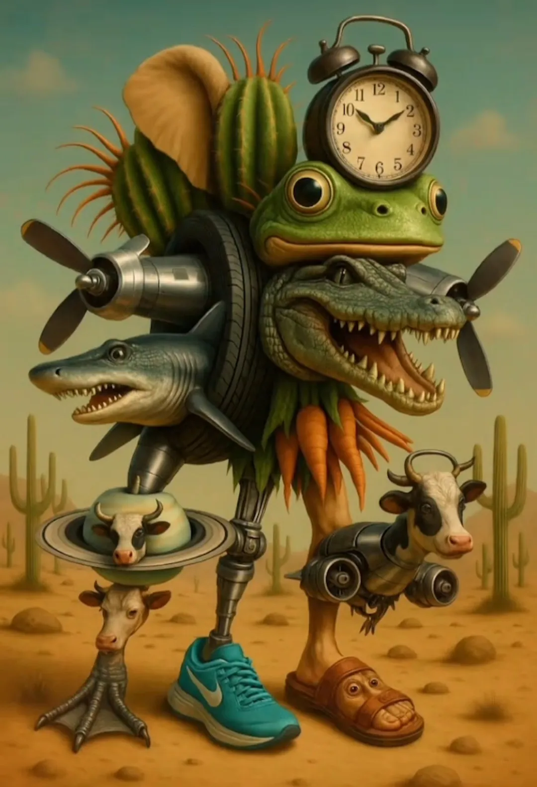 La vaca Trippa troppa Bombini Gusini Tralala Lirilira Tung Tung Sahur boneka Tung Tung tralalelo cappuccino assasine Trippi troppa Crocodina fruli frulia