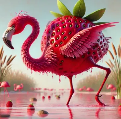 Strawberrelli Flamingelli