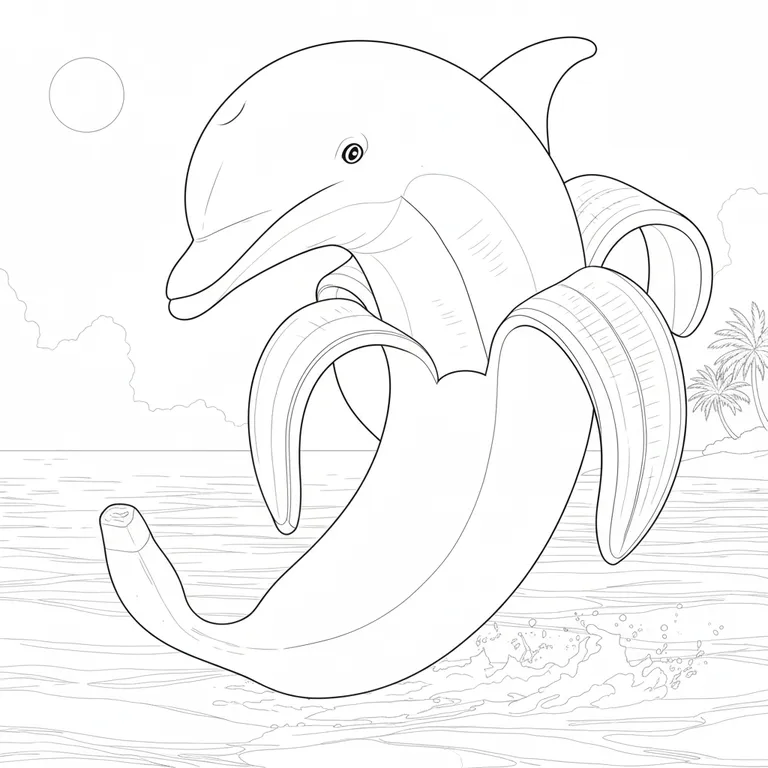 Bananita Dolfinita Coloring Page
