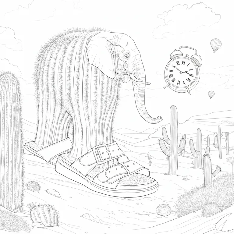 Lirilì Larilà Coloring Page