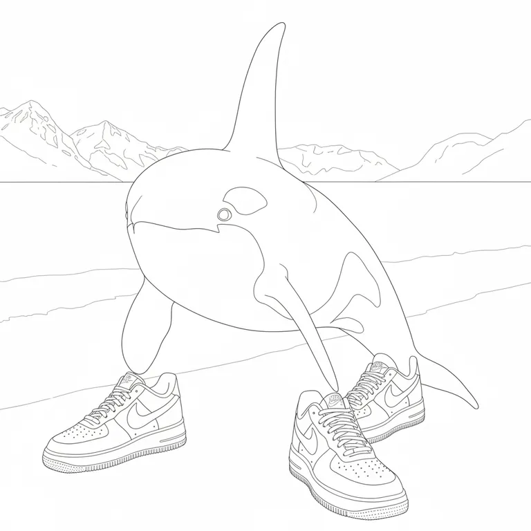 Orcalero Orcala Coloring Page