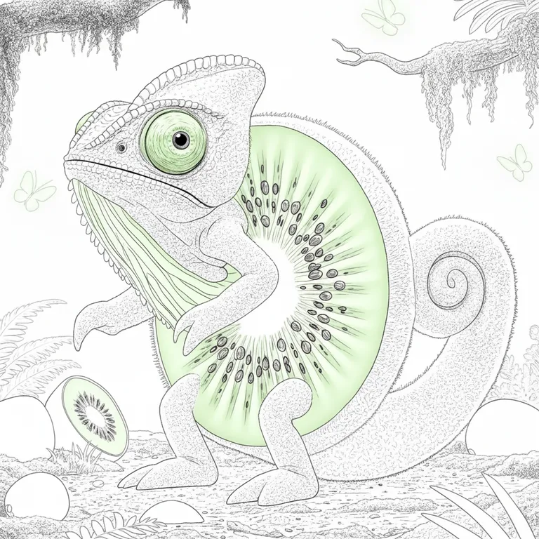 Quivioli Ameleonni Coloring Page