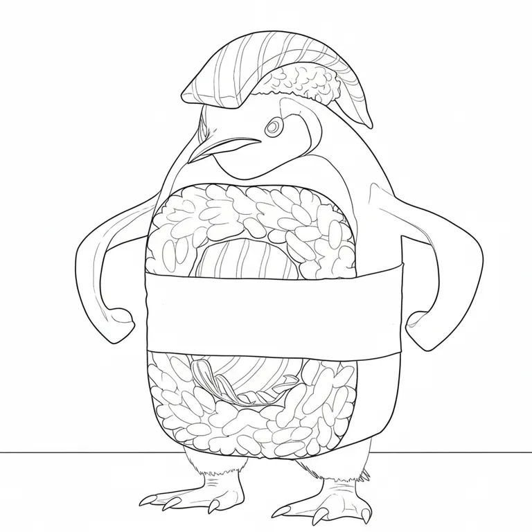 Sigma Boy Coloring Page