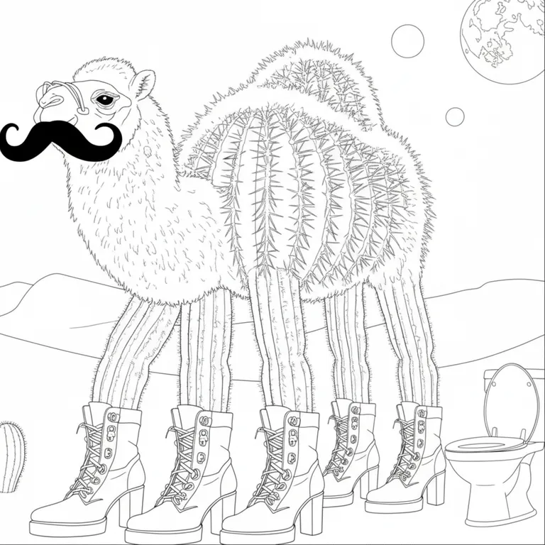 Tob Tobi Tob Tob Tobi Tob Coloring Page