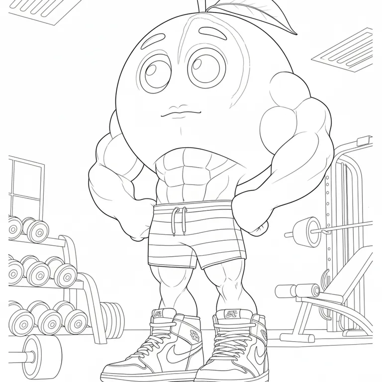 U Din Din Din Din Dun Ma Din Din Din Dun Coloring Page